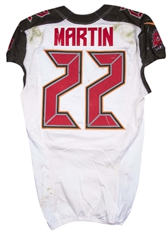 2016-2017 Doug Martin Game Used Tampa Bay Buccaneers Road Jersey Photo Matched To 10/15/2017 